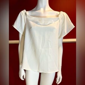 White Off-Shoulder Top